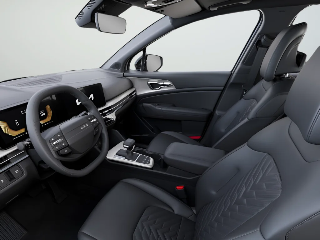 New 2027 Glacial White Pearl / Black Ro Kia X-Line image 12