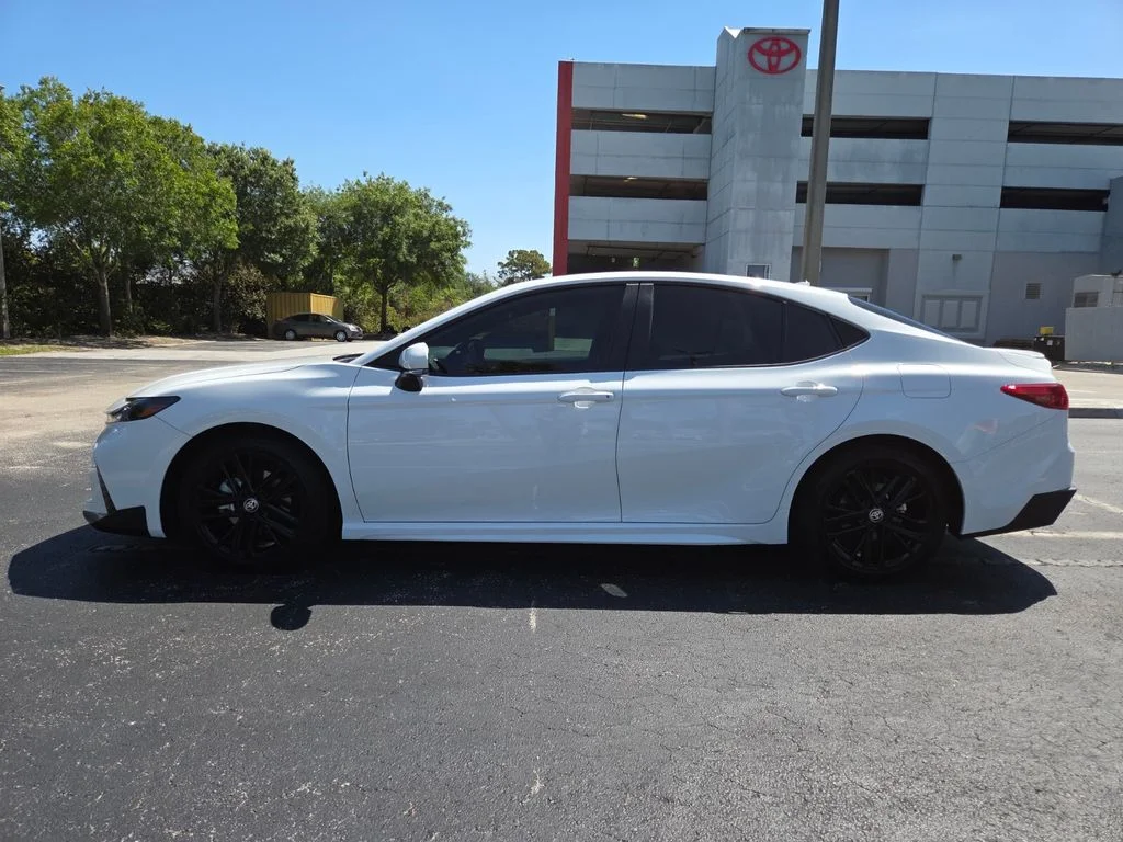 Certified Used 2025 White Toyota SE image 8