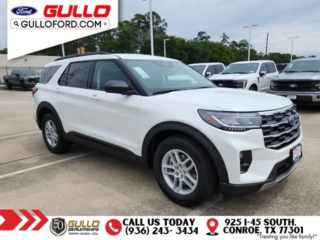 New 2026 Star White Metallic Tri-Coat Ford Active image 1