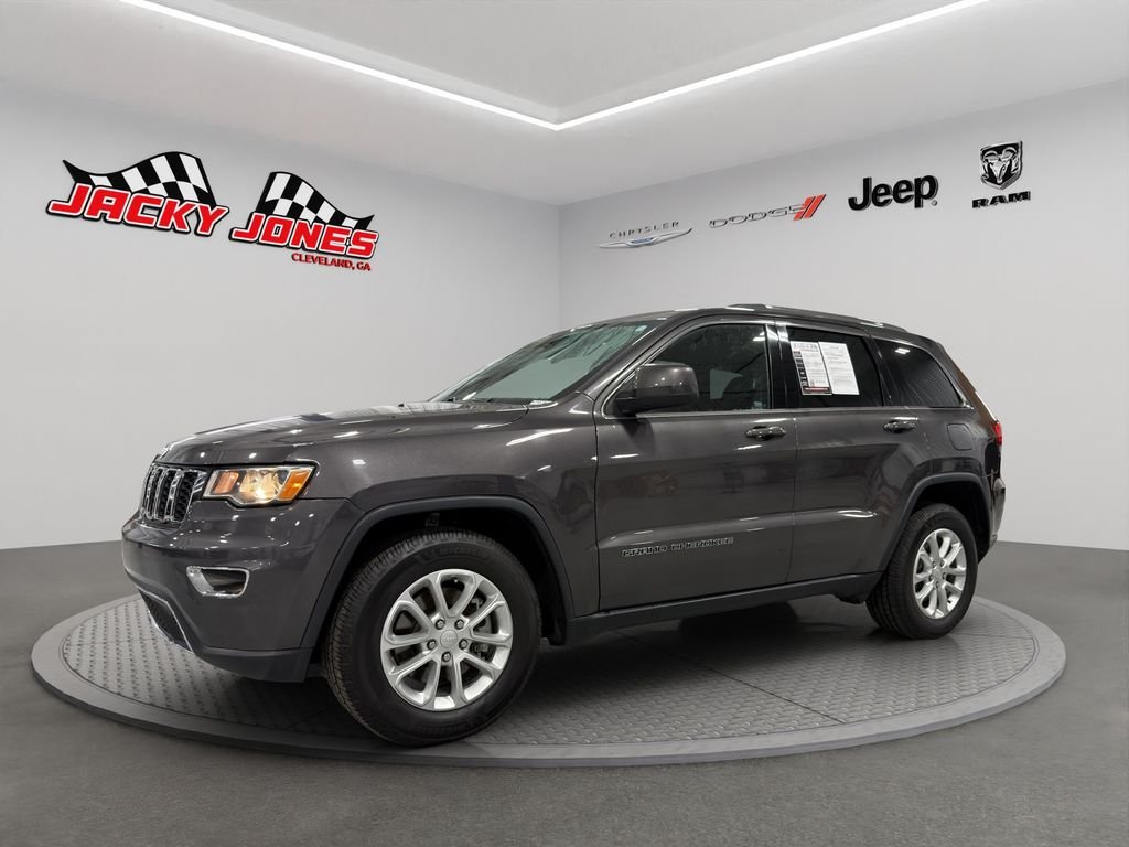 Used 2021 Jeep Grand Cherokee Laredo E with VIN 1C4RJEAG5MC657703 for sale in Cleveland, GA