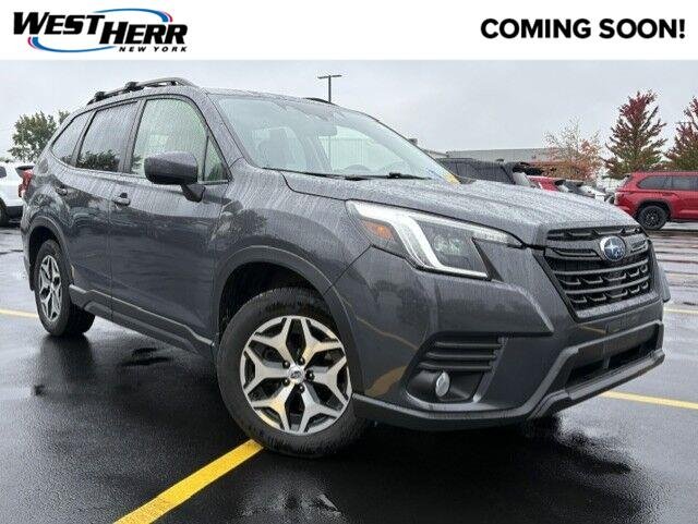 Used 2022 Magnetite Gray Metallic Subaru Premium image 1