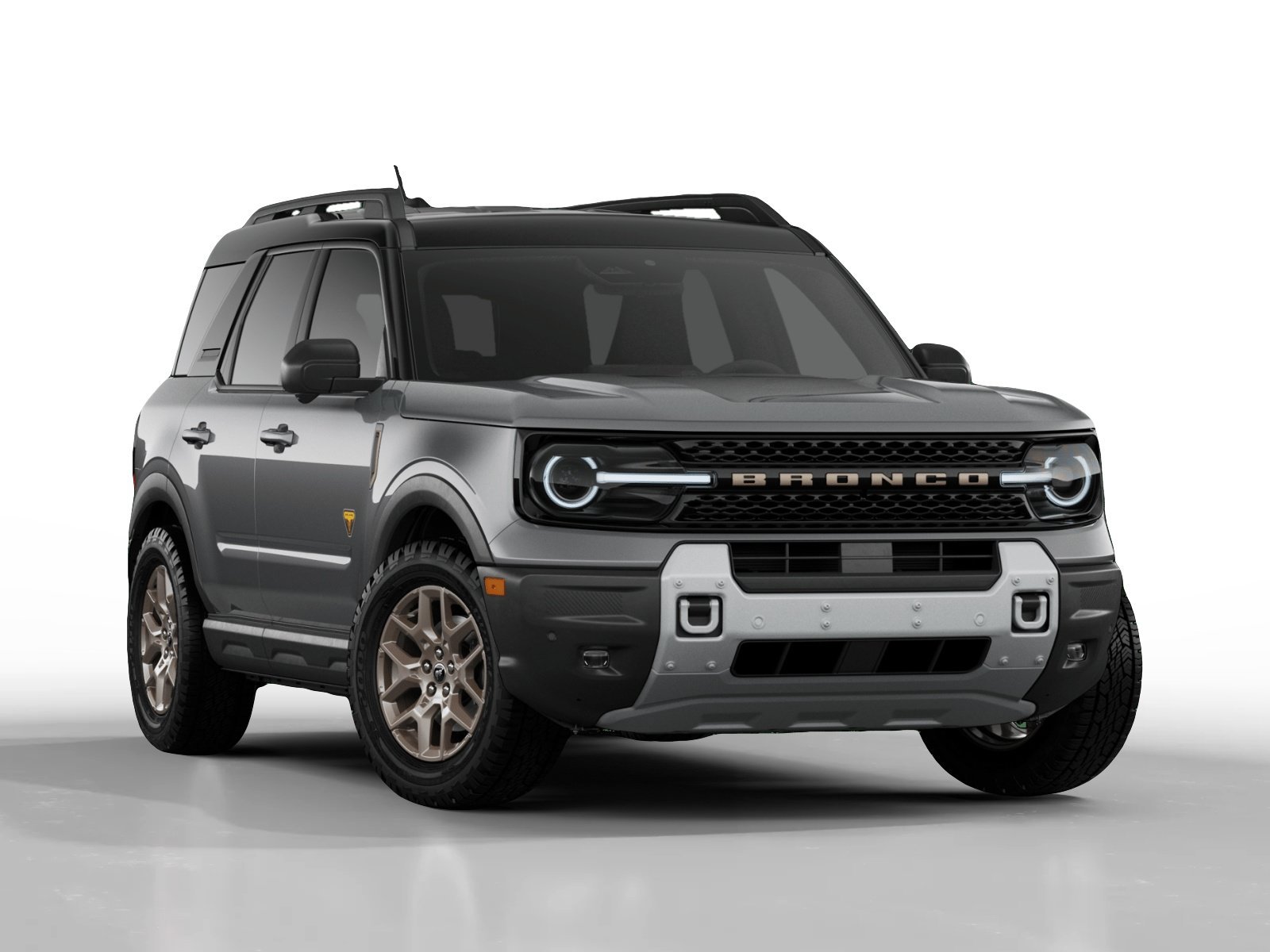 New 2026 Carbonized Gray Metallic Ford Badlands image 4