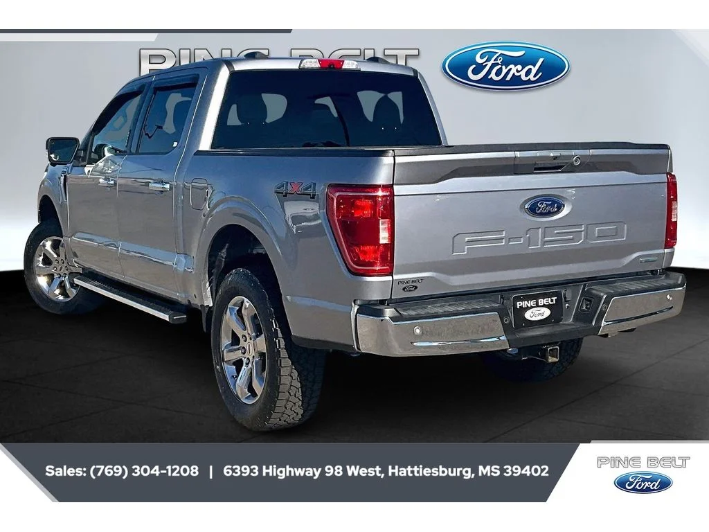 Used 2022 Iconic Silver Metallic Ford XLT image 2