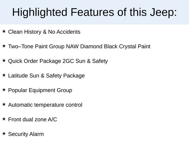 Used 2020 Blue Jeep Latitude image 2