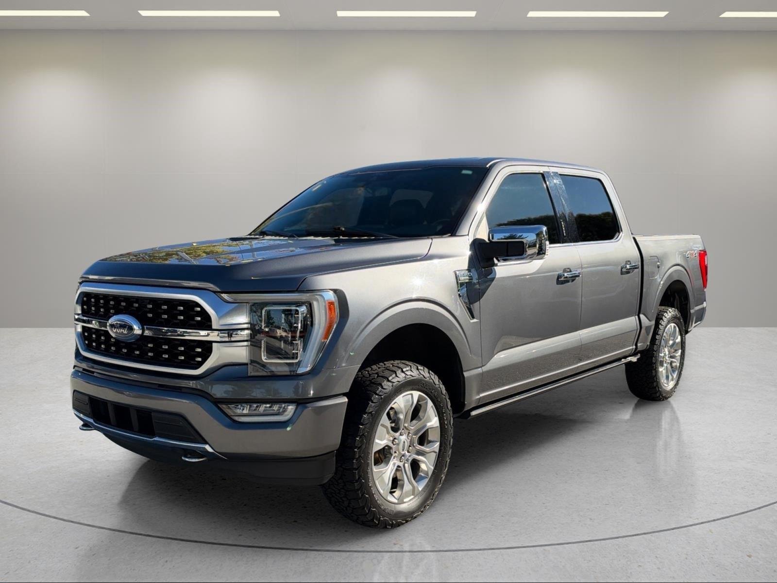 Used 2021 Carbonized Gray Metallic Ford Platinum image 1