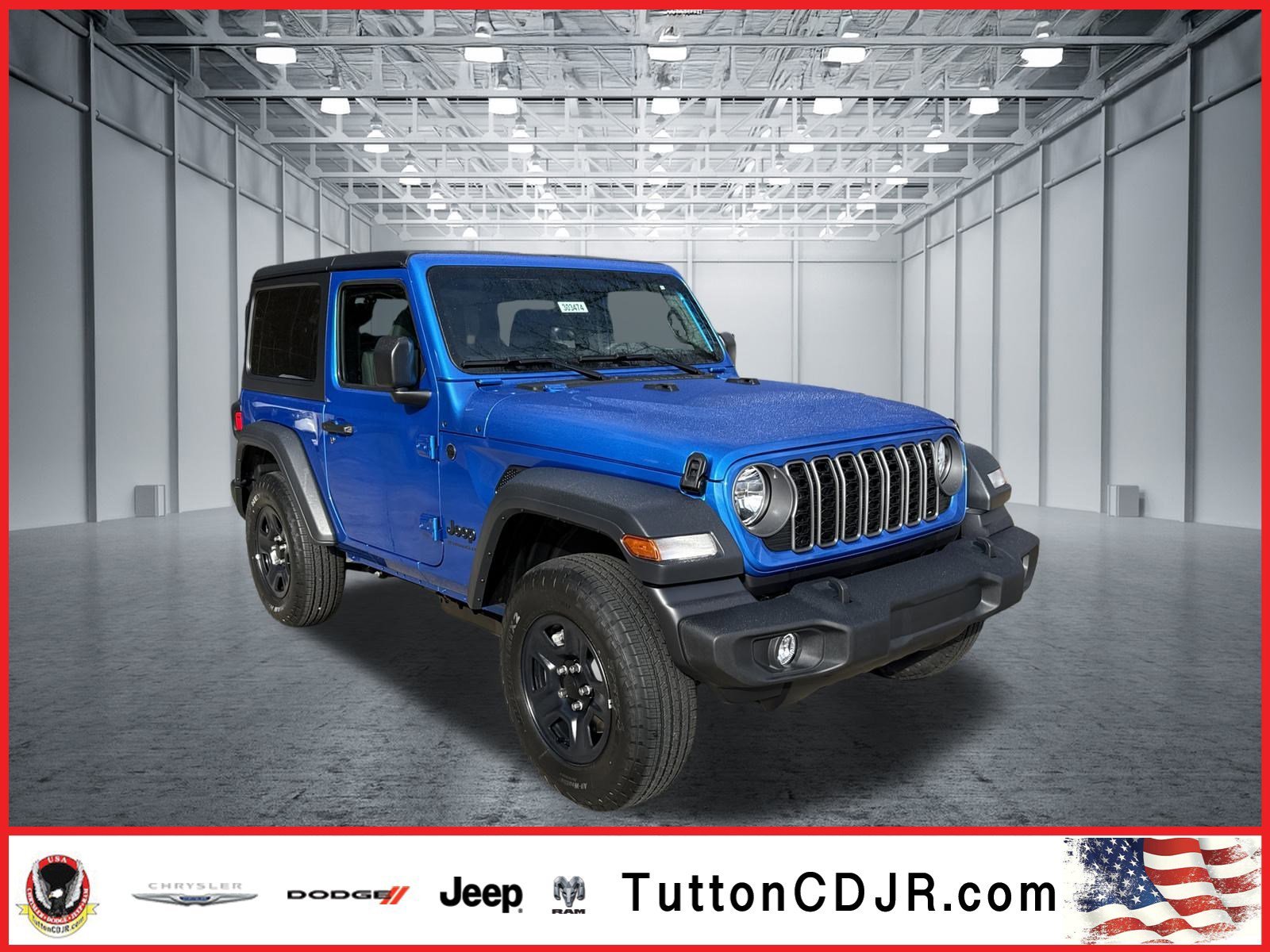 New 2026 Hydro Blue Pearlcoat Jeep Sport image 1