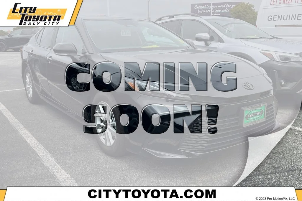 Certified Used 2025 Black Toyota LE image 1
