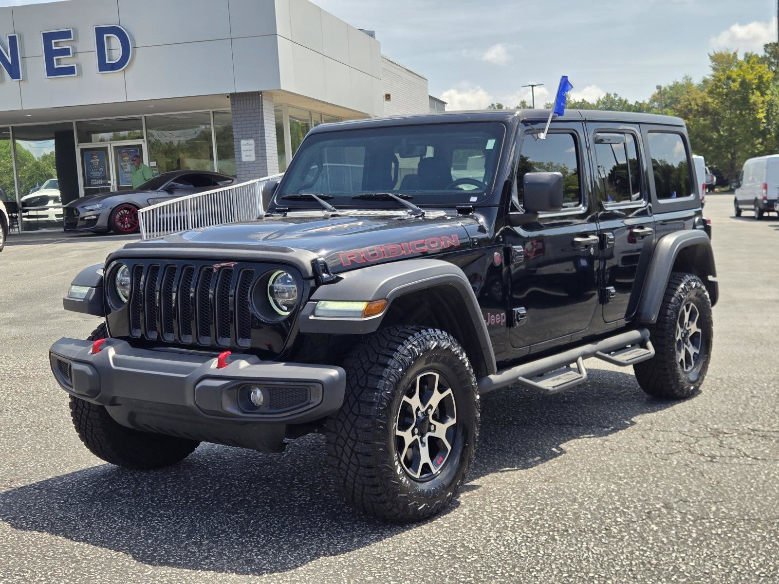 Used 2020 Black Clearcoat Jeep Unlimited Rubicon image 1