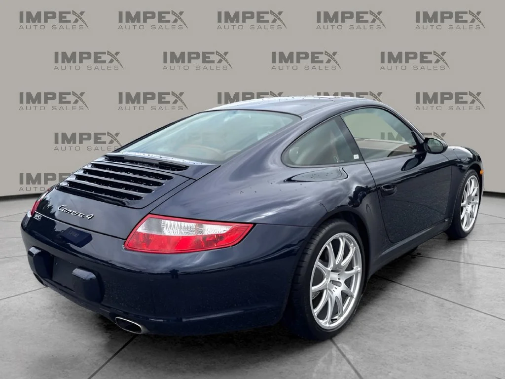 Used 2007 Blue Porsche Carrera 4 image 6