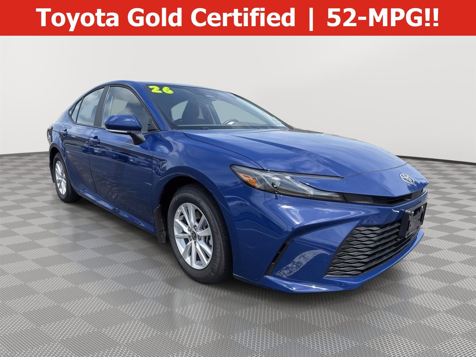 Certified Used 2026 Reservoir Blue Toyota LE image 1