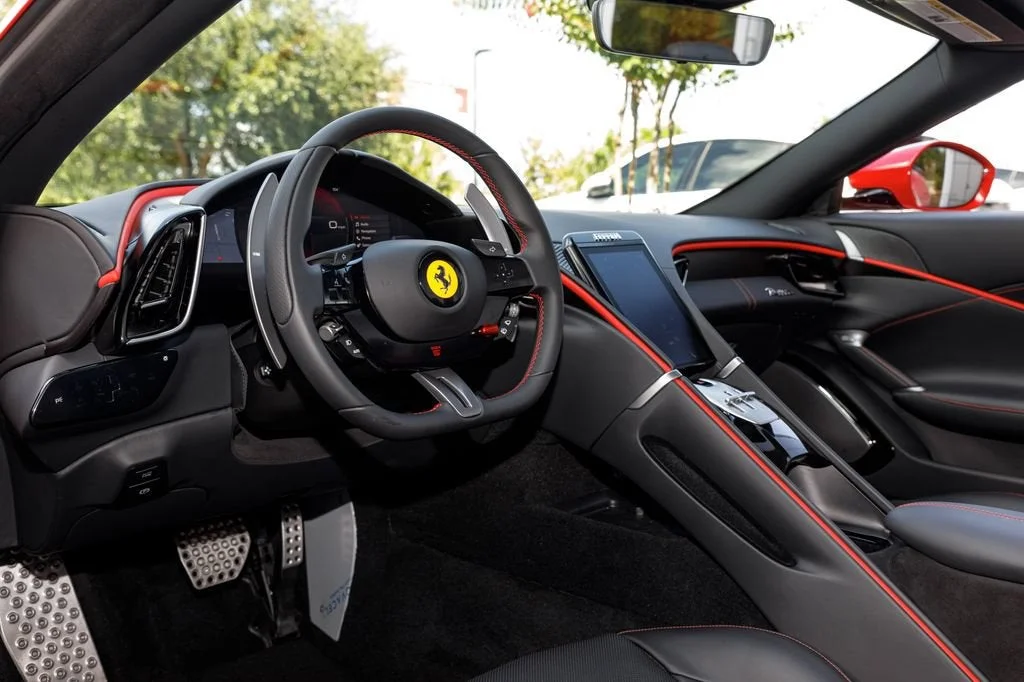 Used 2025 Rosso Corsa Ferrari Spider image 27