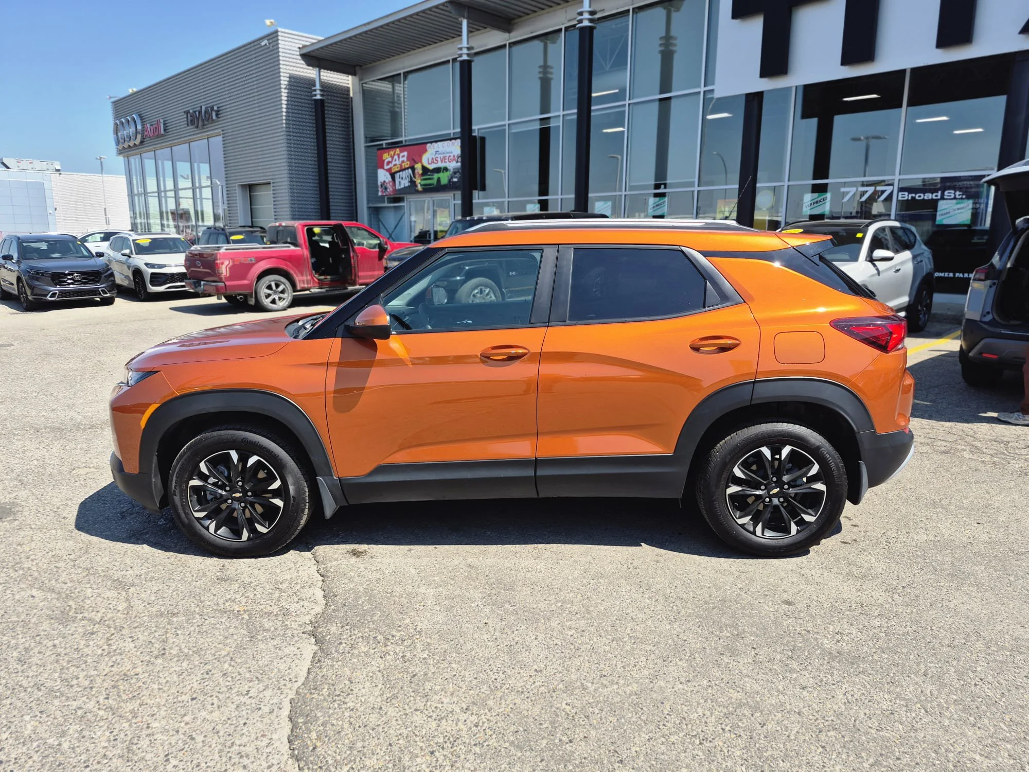 Certified Used 2023 Vivid Orange Metallic Chevrolet LT AWD*Htd Seats | Remote Start | Lane Keep Assist | Park Assist | CarPlay | Blind Spot Detection image 10