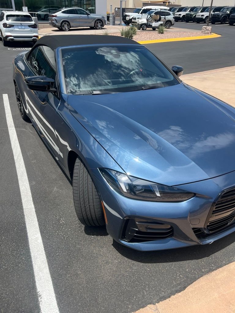 Certified Used 2025 Blue Metallic BMW M440i image 2
