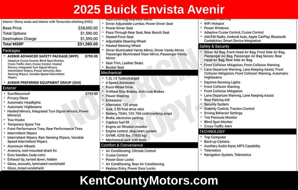 2025 Buick Envista Avenir's photo