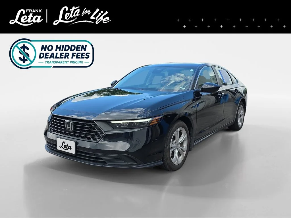 Used 2025 Crystal Black Pearl Honda LX image 1