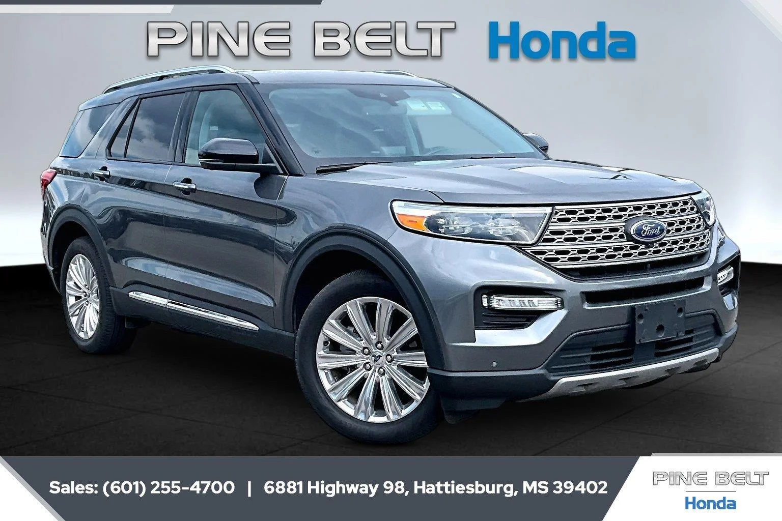 Used 2023 Carbonized Gray Ford Limited image 1