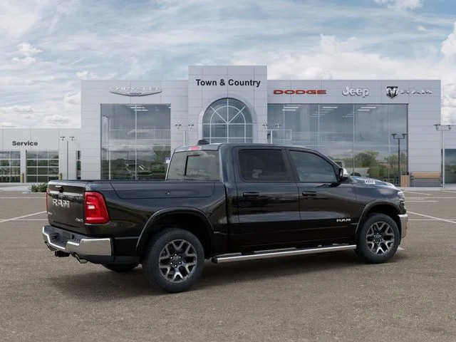 New 2026 Diamond Black Crystal Pearl-Coat Exterior Paint RAM Laramie image 4