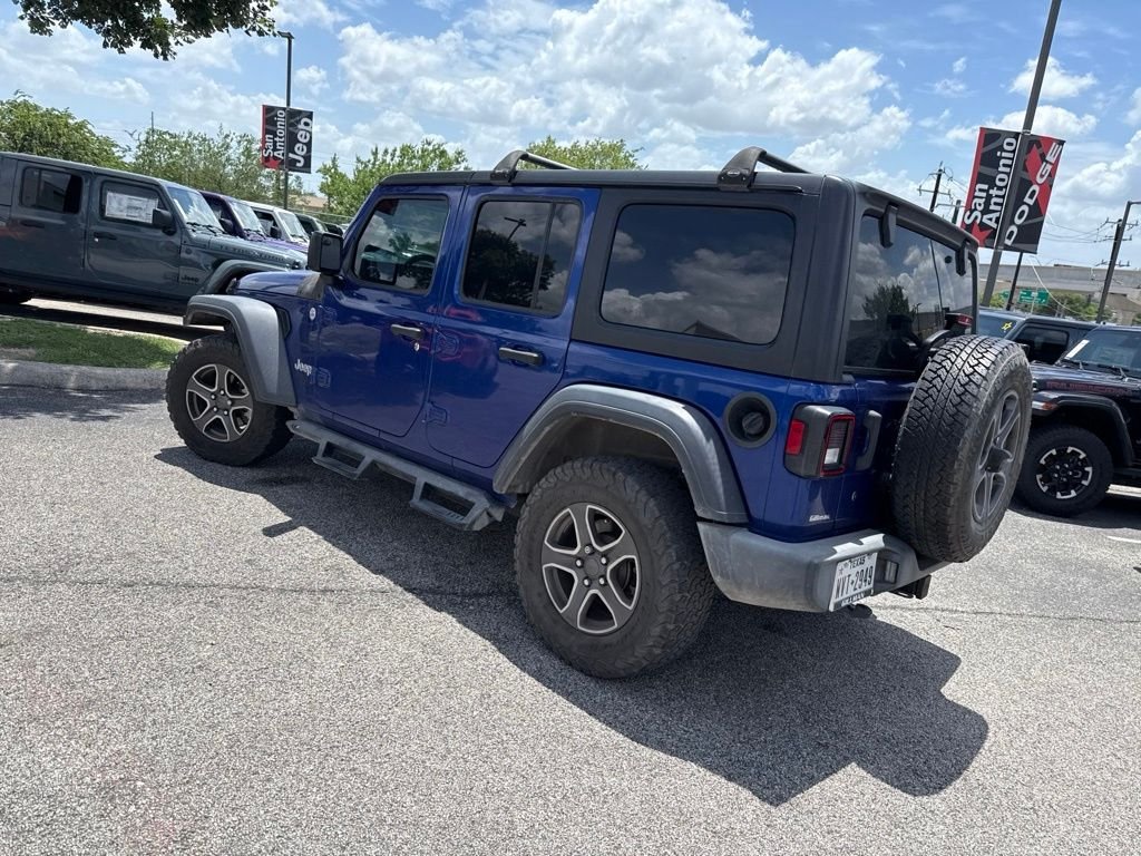 Used 2018 Blue Jeep Unlimited Sport S image 17