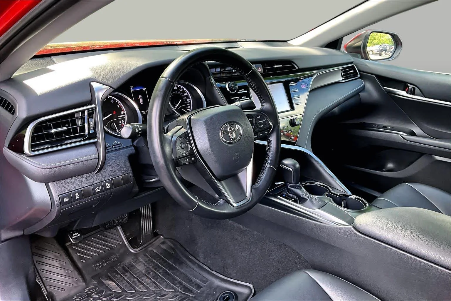 Certified Used 2019 Supersonic Red Toyota SE image 31