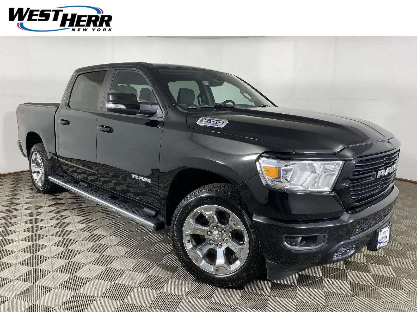 Used 2021 Diamond Black Crystal Pearlcoat Ram Big Horn image 1