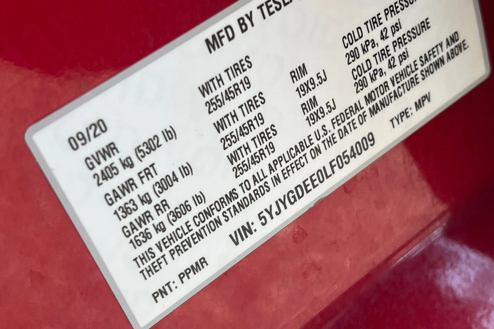 Used 2020 Red Tesla Long Range image 29