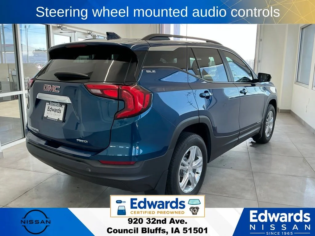 Used 2021 Blue GMC SLE image 8