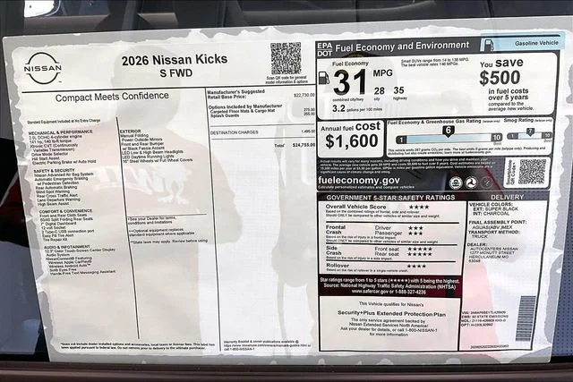 New 2026 Super Black Nissan S image 35