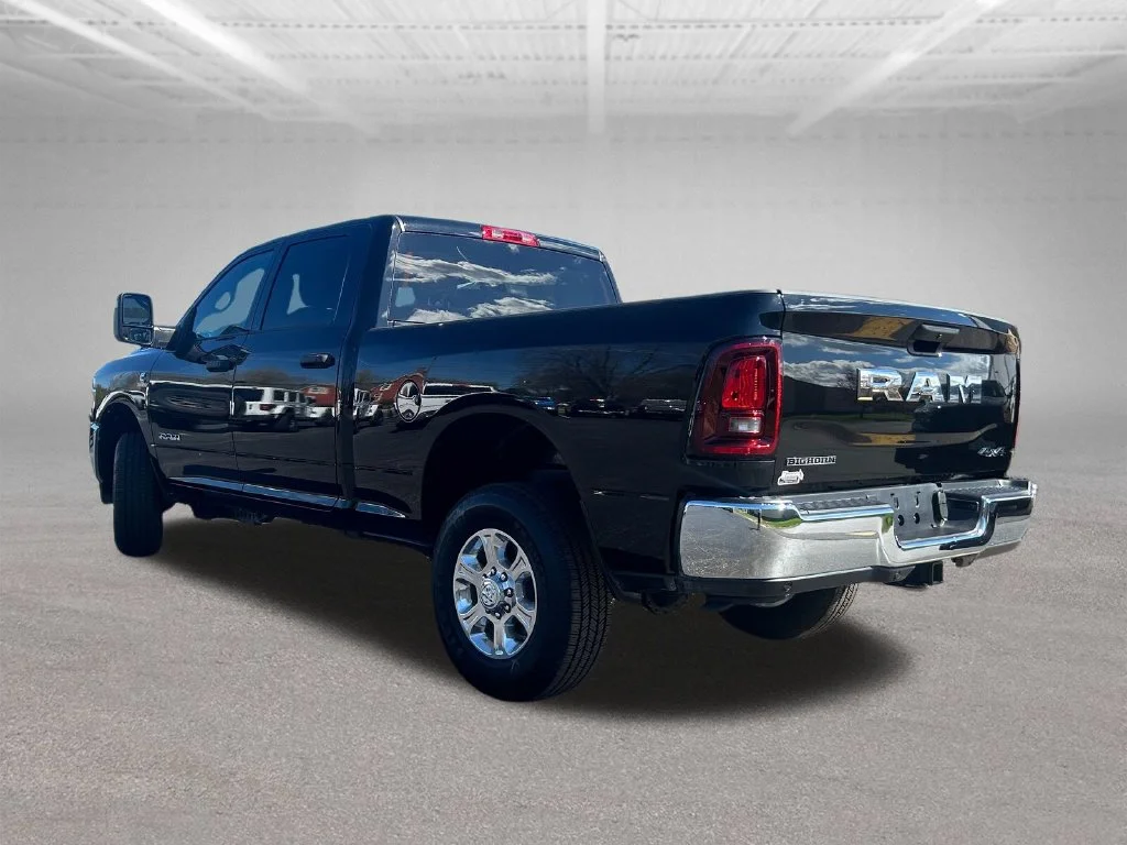 New 2025 Diamond Black Crystal Pearl-Coat Exterior Paint RAM Big Horn image 10