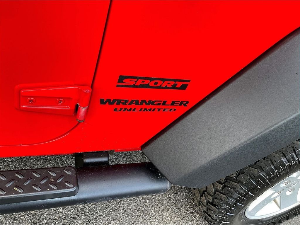 Used 2017 Red Jeep Unlimited Sport image 26