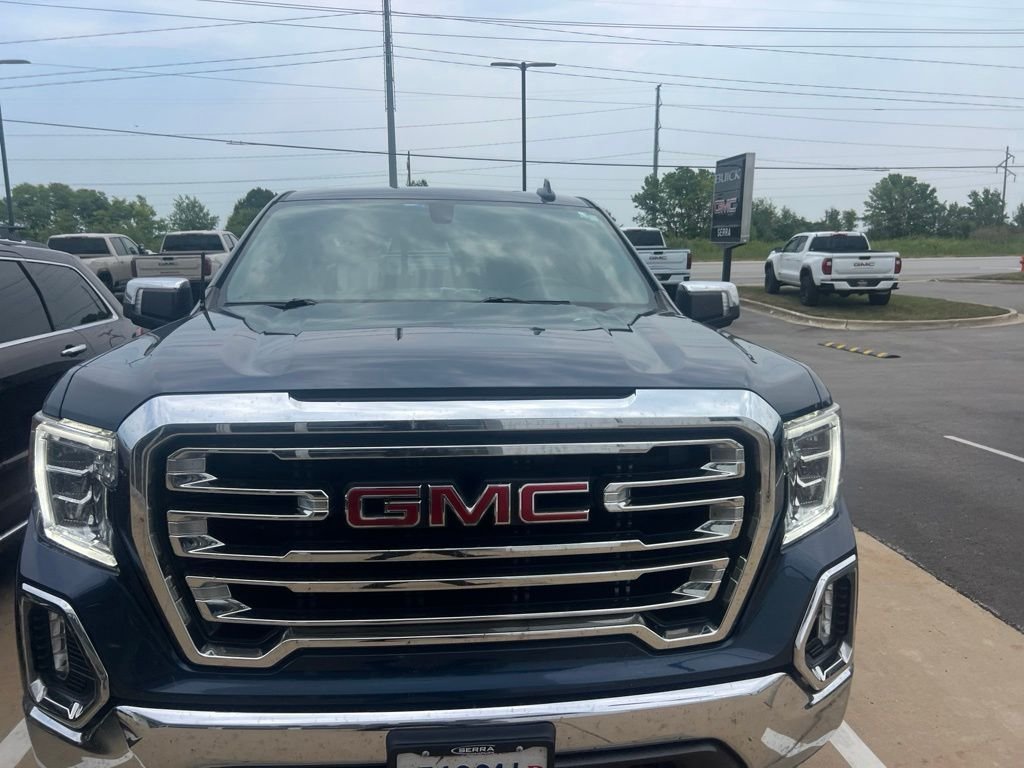 Used 2021 Pacific Blue Metallic GMC SLT image 11