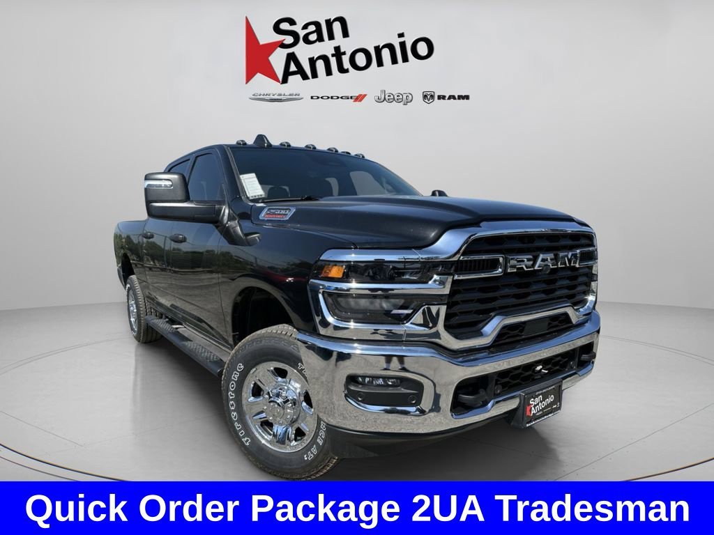 New 2026 Diamond Black Crystal Pearl-Coat Exterior Paint RAM Tradesman image 3