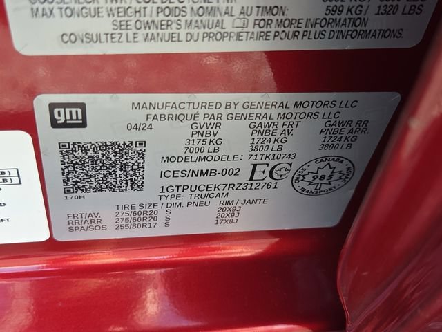 Used 2024 Volcanic Red Tintcoat GMC Elevation image 7
