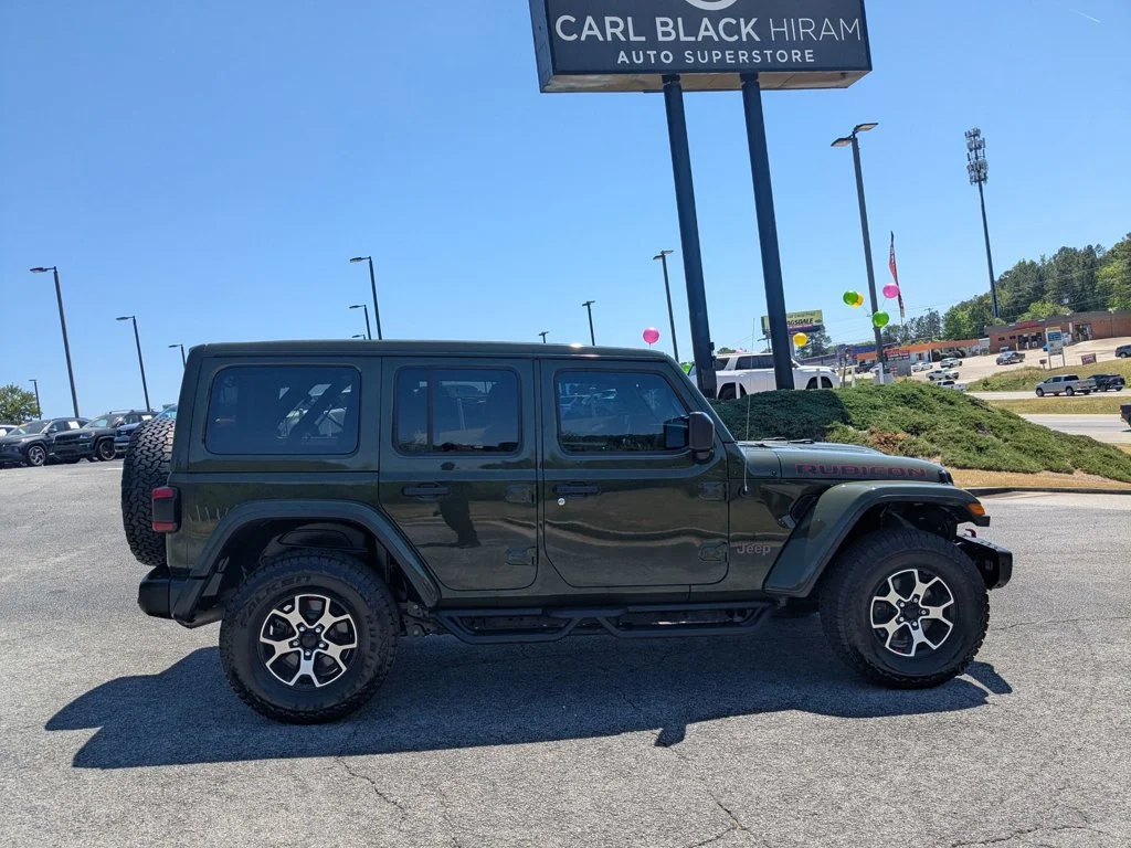 Used 2021 Sarge Green Clearcoat Jeep Unlimited Rubicon image 4