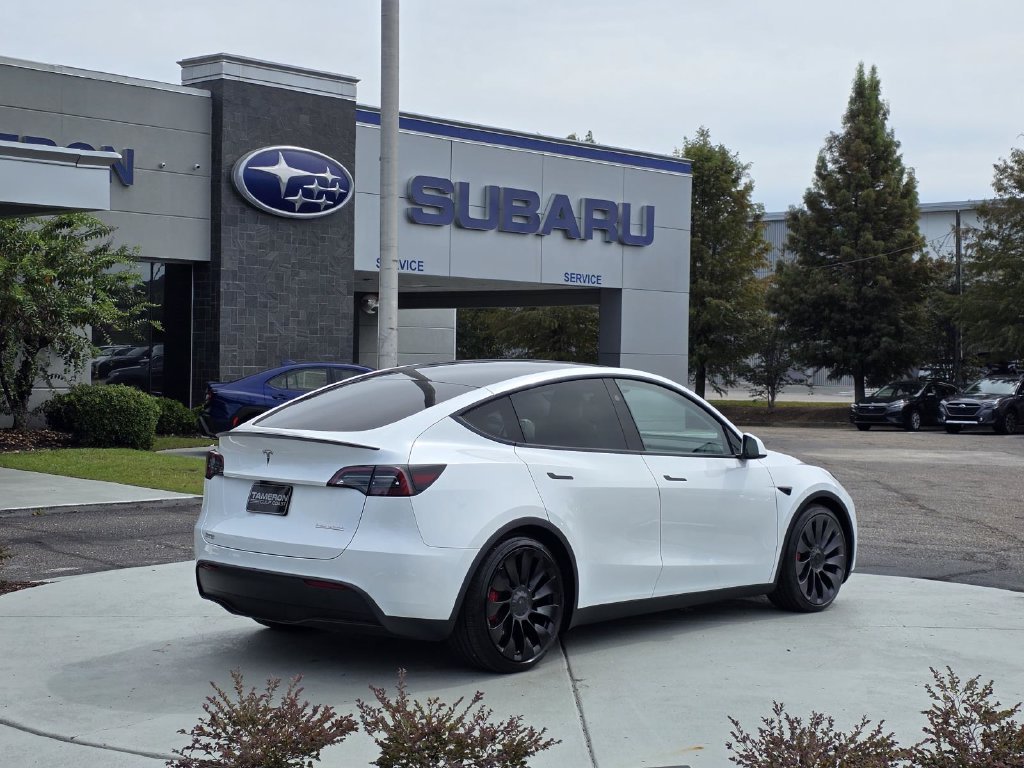 Used 2025 White Tesla Performance image 5