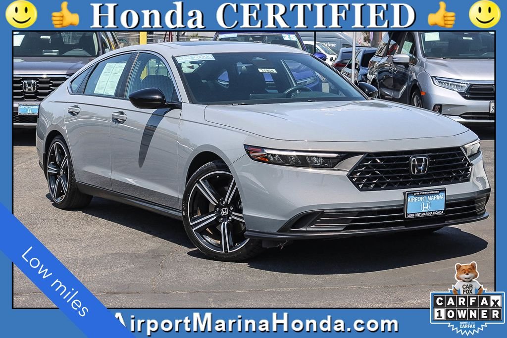 Certified Used 2023 Urban Gray Pearl Honda HYBRID SPORT BD image 1