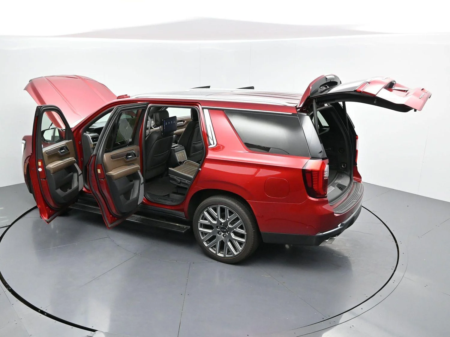 Used 2025 Volcanic Red Tintcoat GMC Denali Ultimate image 52