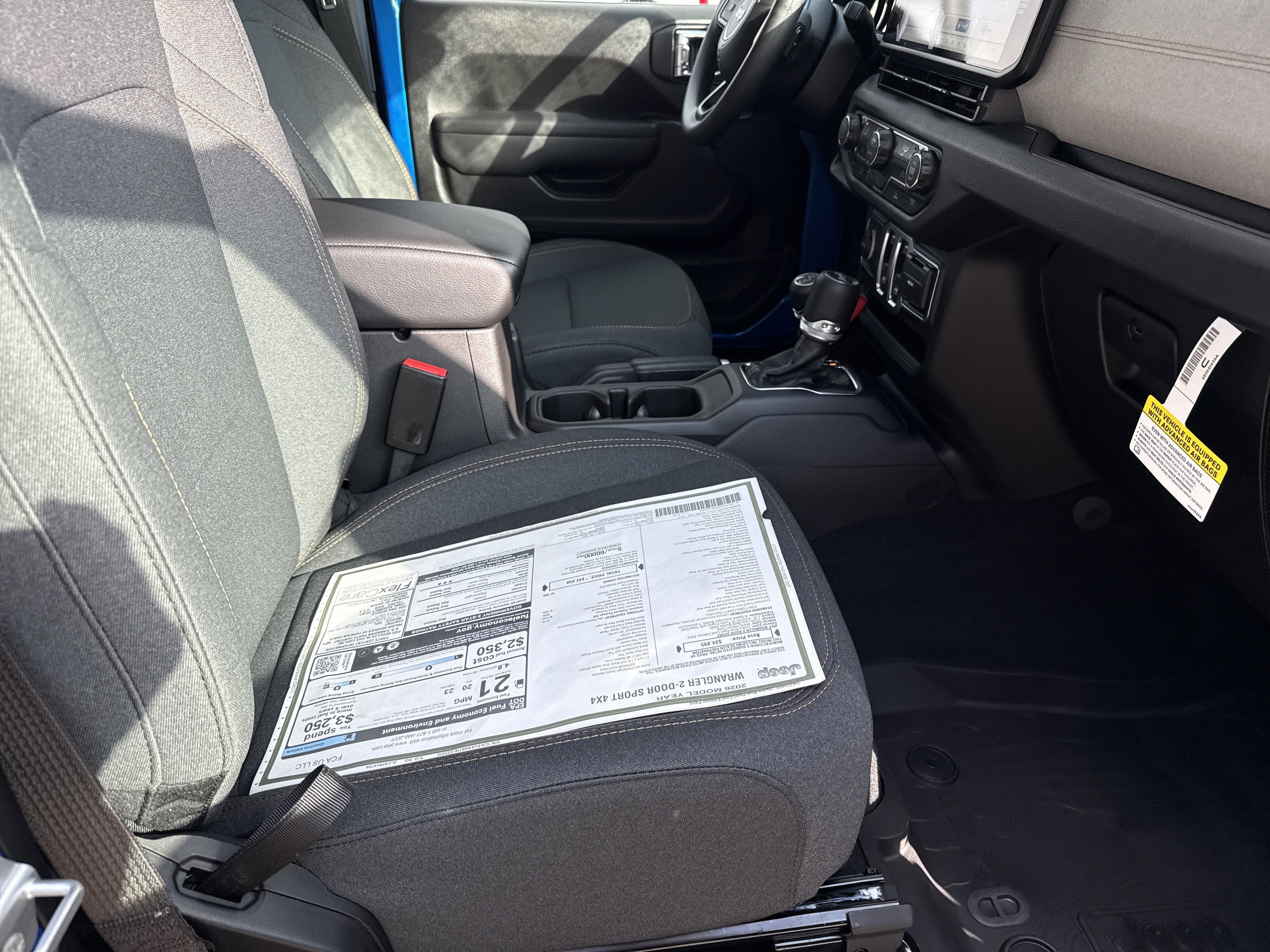 New 2026 Hydro Blue Pearlcoat Jeep Sport image 15