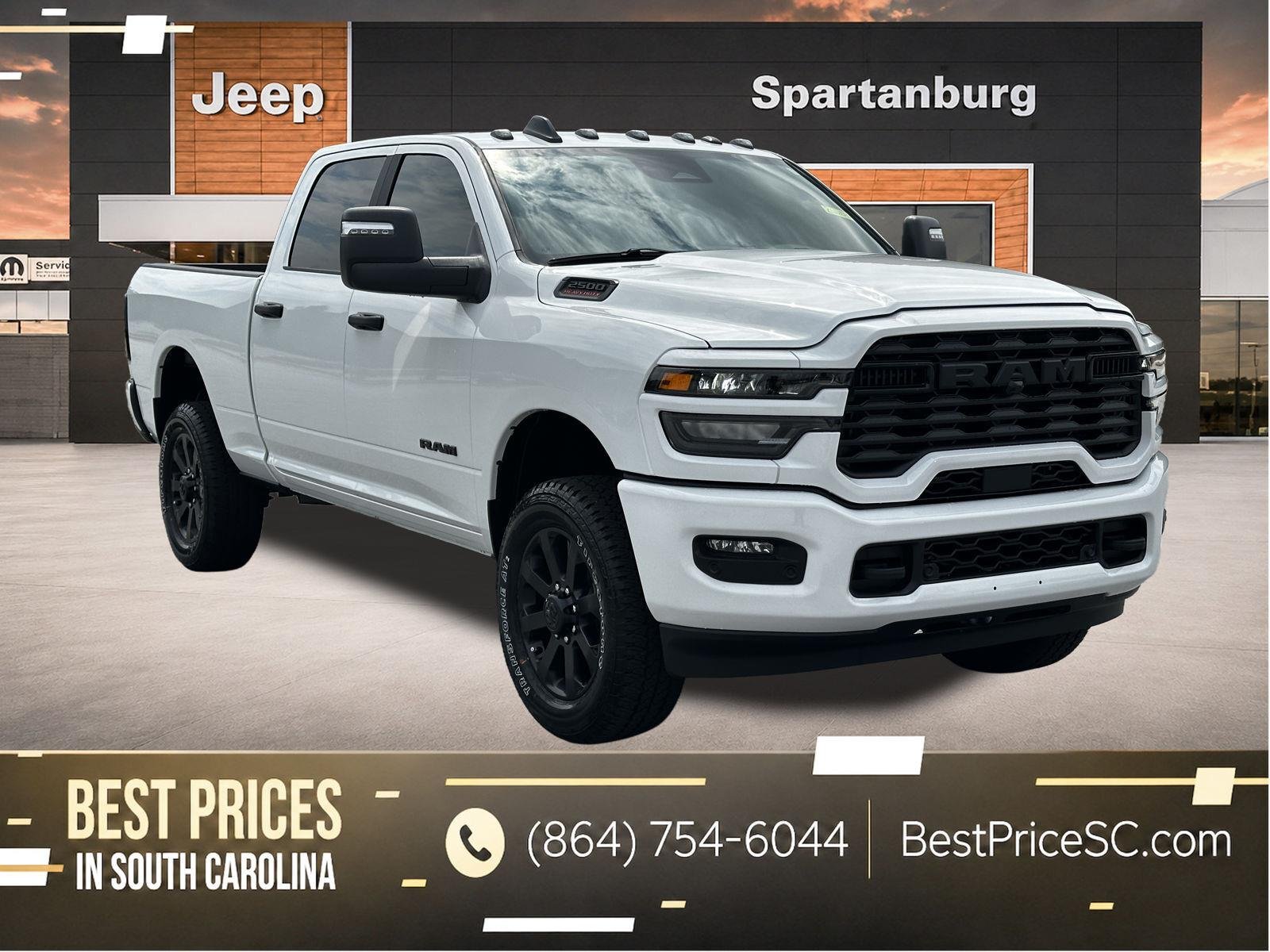 New 2026 Bright White Clear-Coat Exterior Paint RAM Big Horn image 1