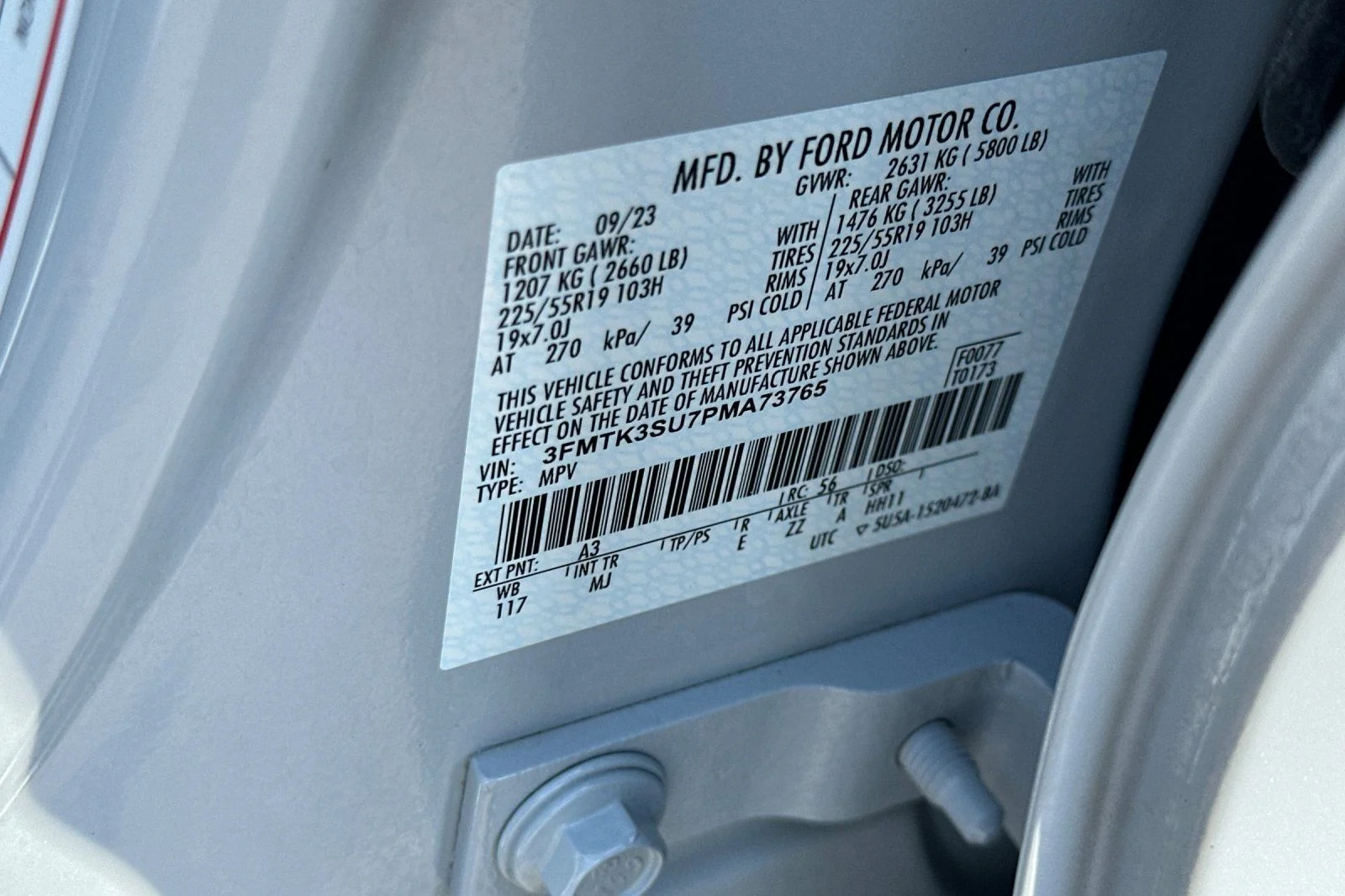 Used 2023 White Ford Premium image 36