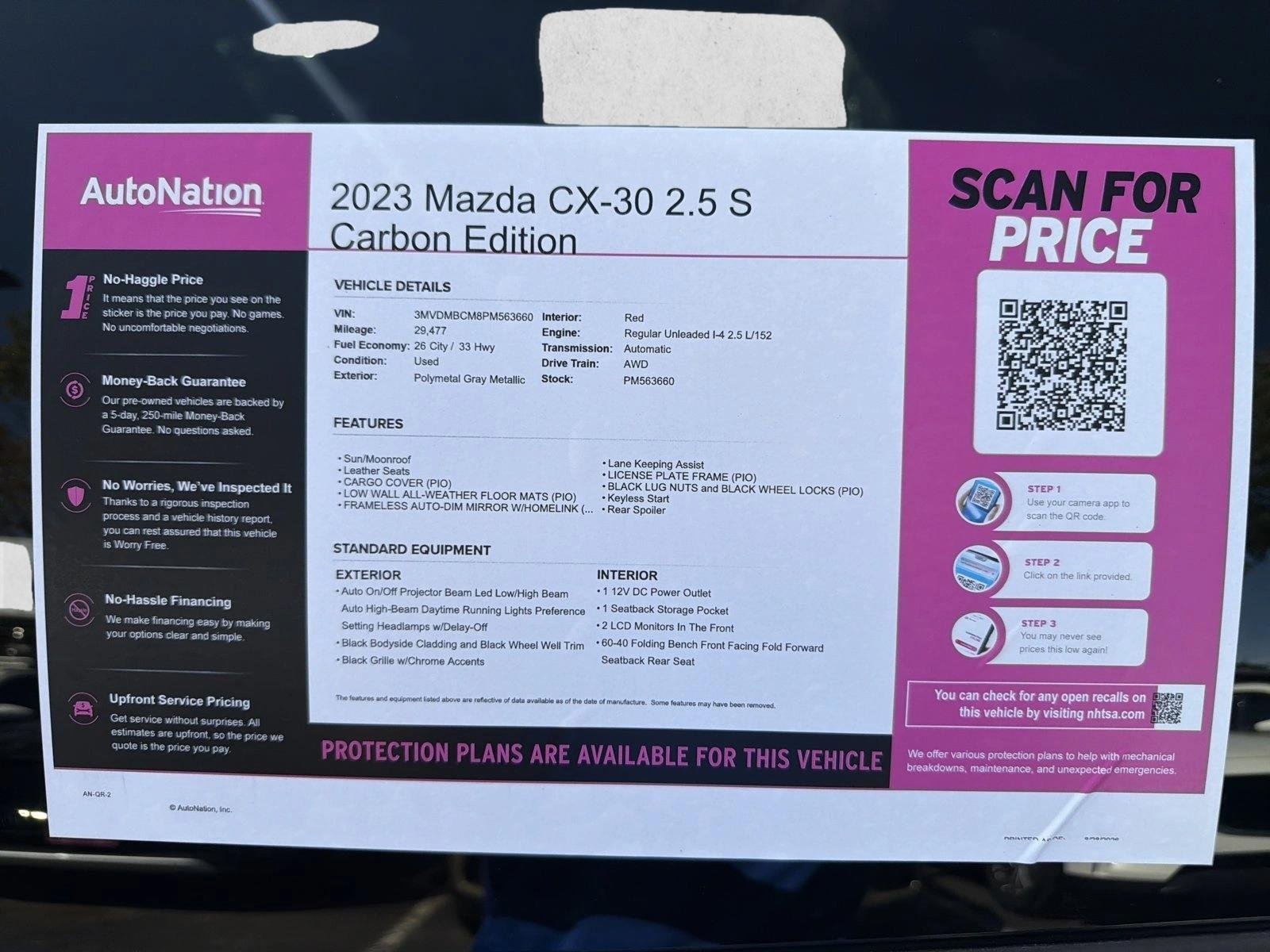 Certified Used 2023 Polymetal Gray Metallic Mazda 2.5 S Carbon Edition image 19