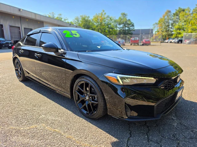 Certified Used 2025 Crystal Black Pearl Honda 4D SPORT image 9