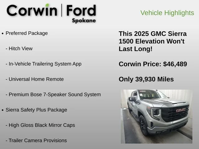 Used 2025 Gray GMC Elevation image 4