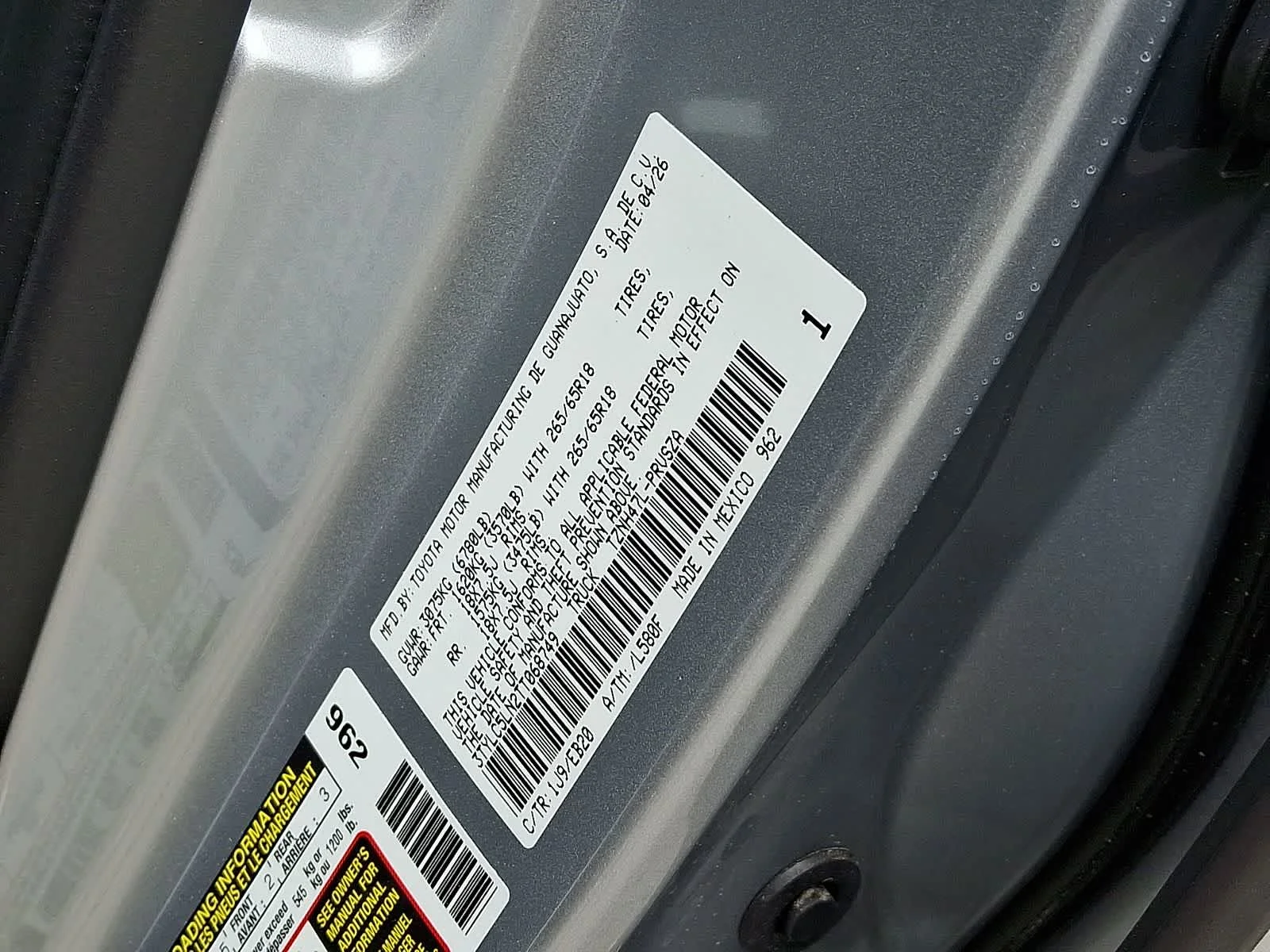 New 2026 Celestial Silver Metallic Toyota Tacoma Limited image 21