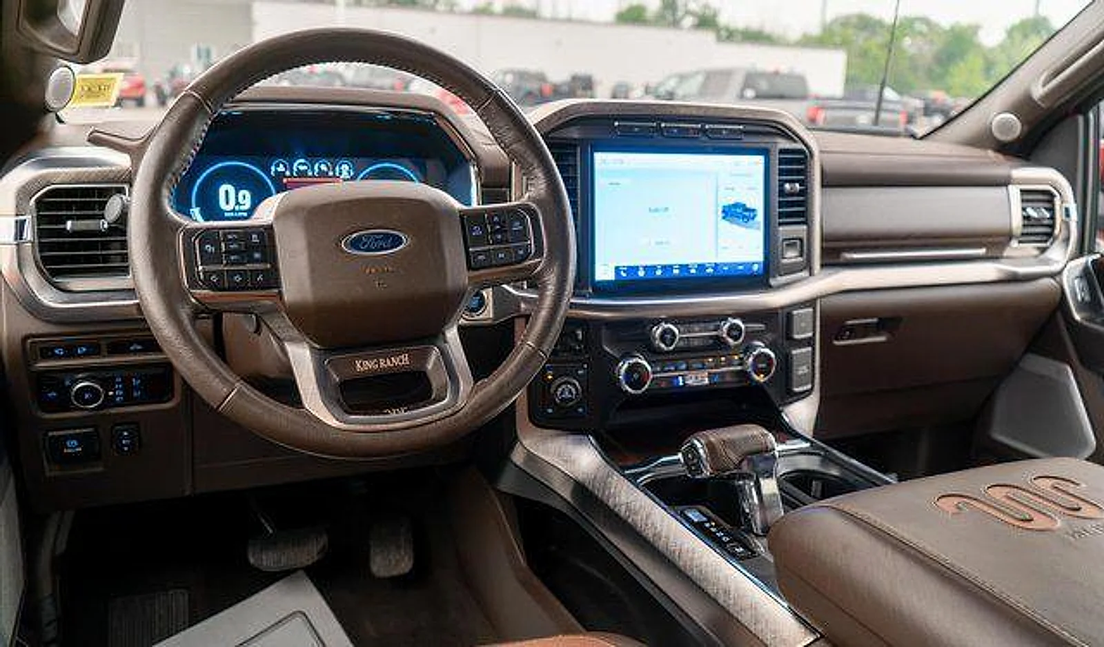 Used 2023 Rapid Red Metallic Tinted Clearcoat Ford King Ranch image 13