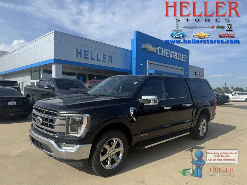 Used 2021 Agate Black Metallic Ford LARIAT image 1