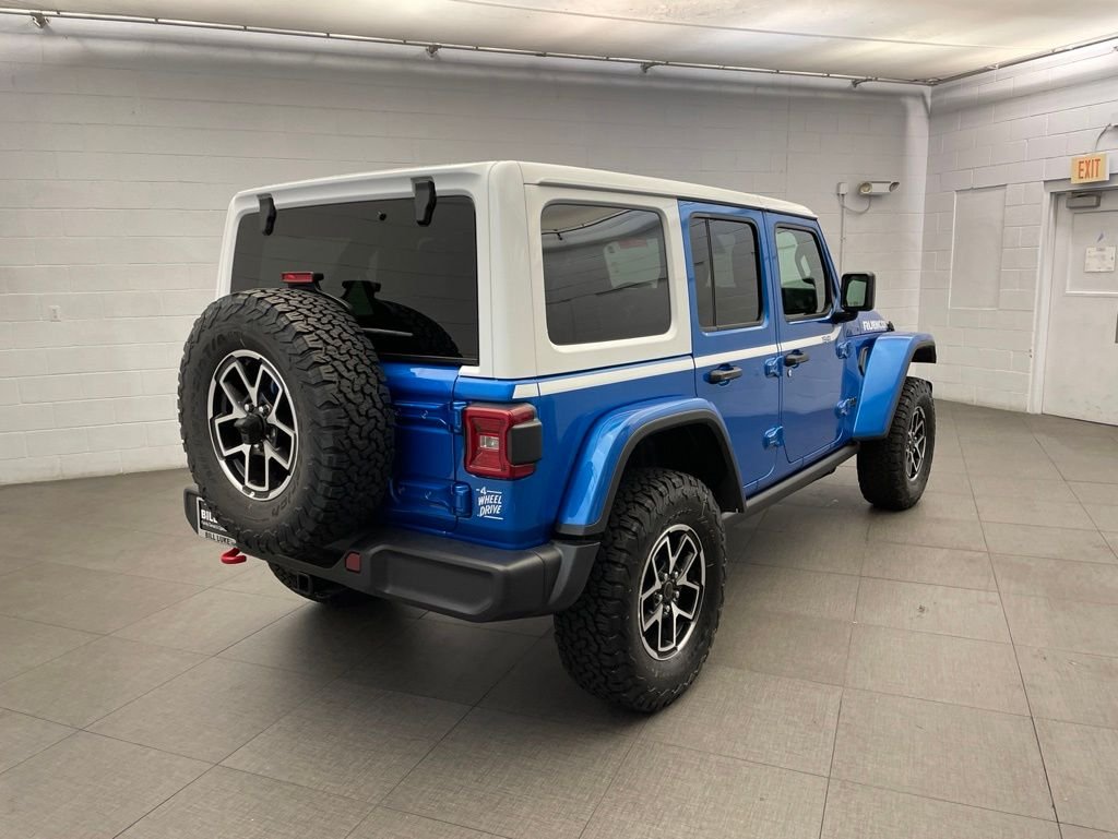 New 2026 Hydro Blue Pearl-Coat Exterior Paint Jeep Rubicon image 4