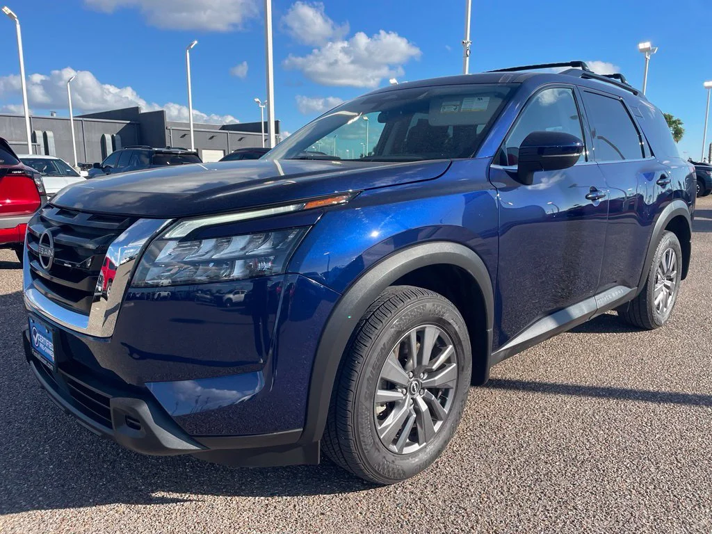 Certified Used 2025 Blue Nissan SV image 6