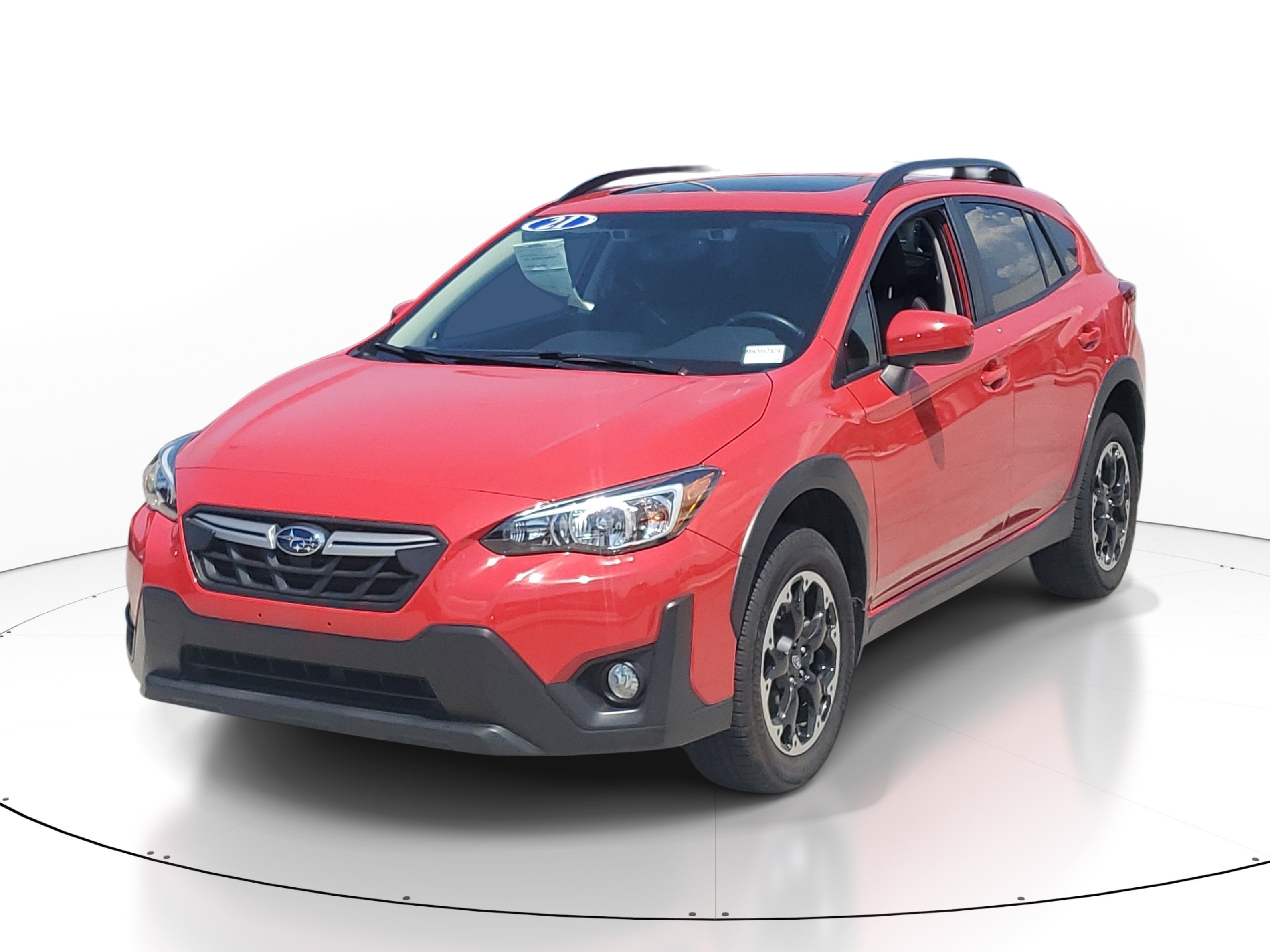 Used 2021 Pure Red Subaru Premium image 2