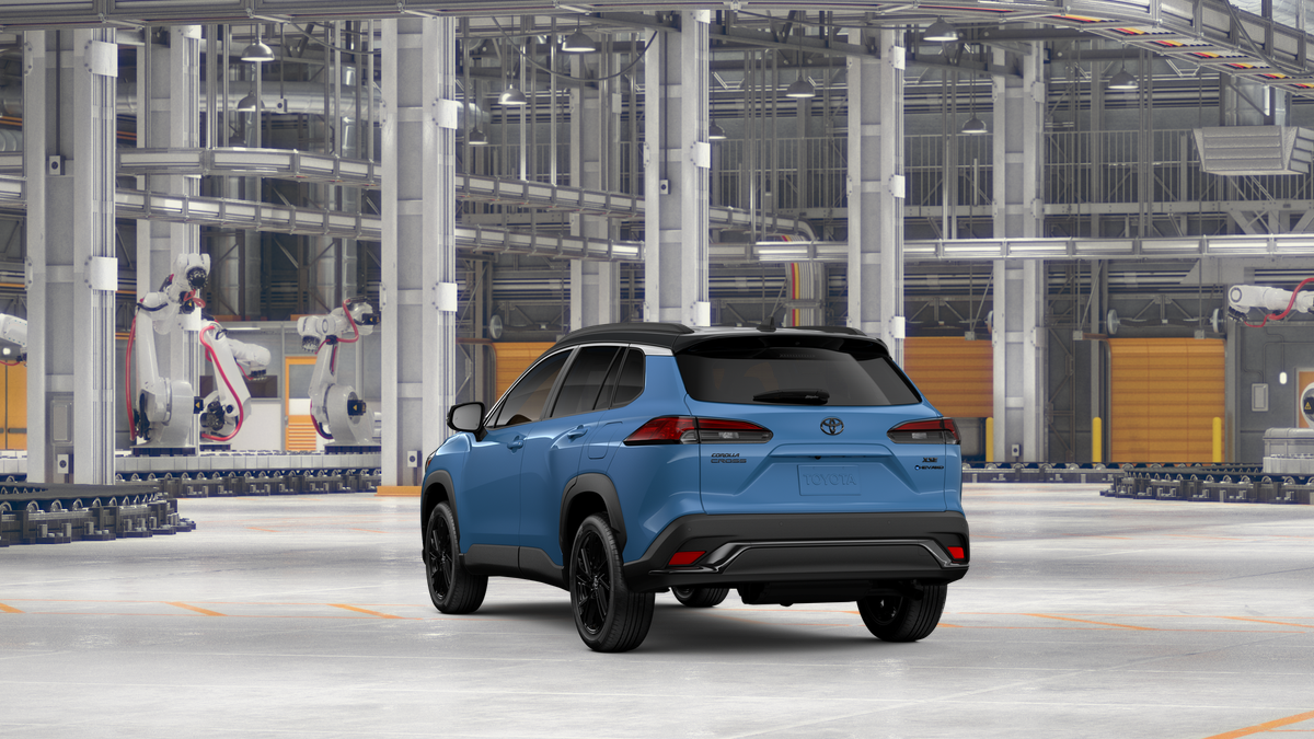 New 2026 Cavalry Blue with Jet Black roof Toyota Hybrid XSE image 7