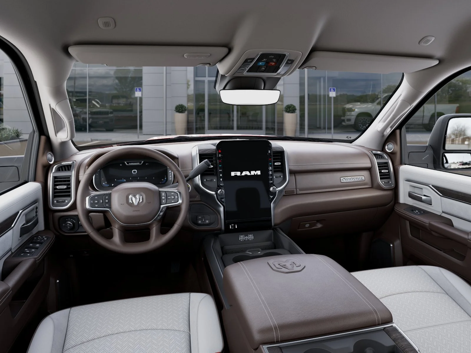 New 2026 Molten Red Pearl-Coat Exterior Paint RAM Laramie image 23